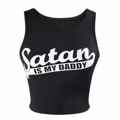 Kinky Cloth Satan Is My Daddy Top
