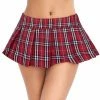 Kinky Cloth School Girl Mini Plaid Skirt ABDL - Adult Baby