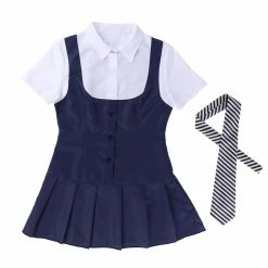 Kinky Cloth Cosplay Schoolgirl Jumper Costume
