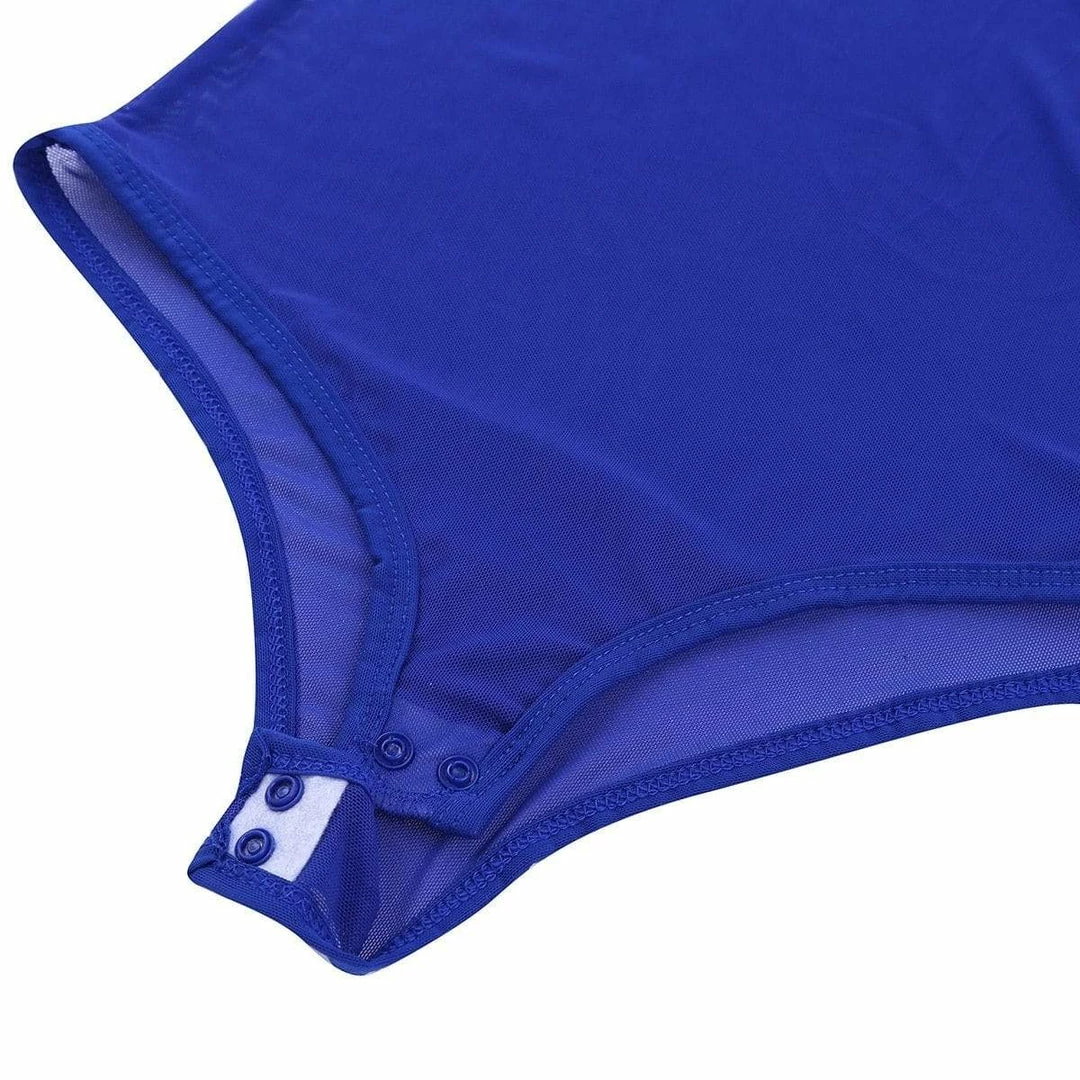 Kinky Cloth BDSM Scoop Sheer Bodysuit 12 Kinky Cloth BDSM Scoop Sheer Bodysuit