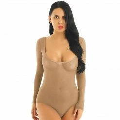 Kinky Cloth BDSM Scoop Sheer Bodysuit 34 Kinky Cloth BDSM Scoop Sheer Bodysuit