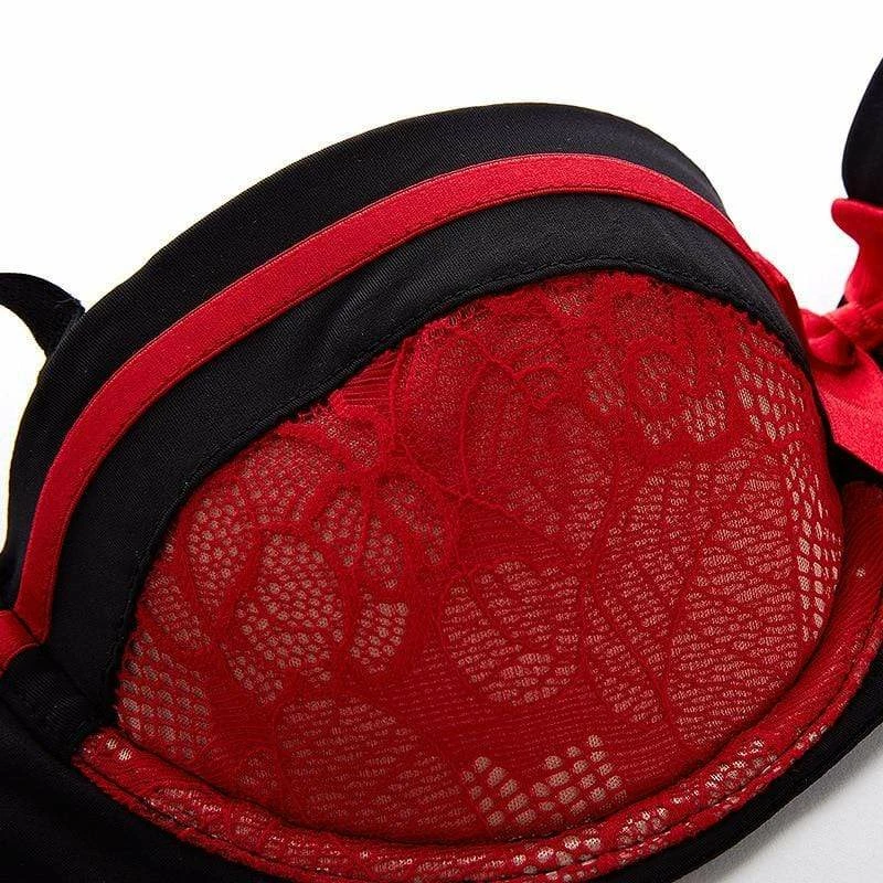 Kinky Cloth Seamless Lace Bowknot Lingerie Set 4 Kinky Cloth Seamless Lace Bowknot Lingerie Set