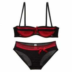 Kinky Cloth Seamless Lace Bowknot Lingerie Set 13 Kinky Cloth Seamless Lace Bowknot Lingerie Set