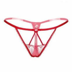 Kinky Cloth See Through Lace G-String Panties Crotchless Panties