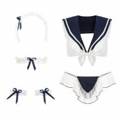 Kinky Cloth See Through Sailor Lingerie Cosplay