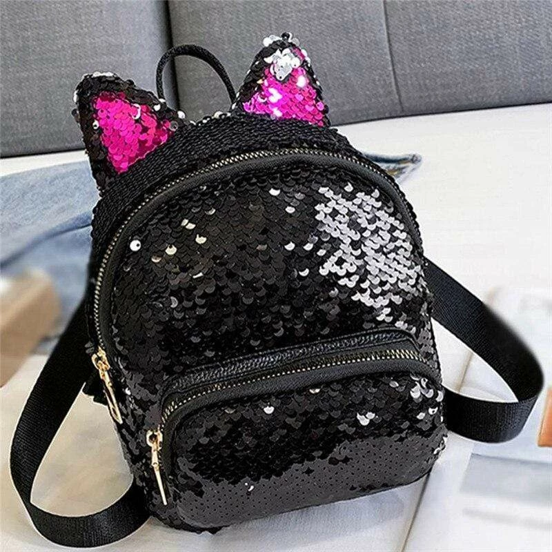 Kinky Cloth Sequin Kitten Ears Backpack 25 Kinky Cloth Sequin Kitten Ears Backpack