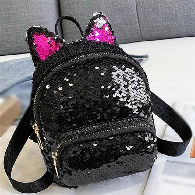 Kinky Cloth Sequin Kitten Ears Backpack 6 Kinky Cloth Sequin Kitten Ears Backpack