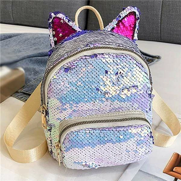 Kinky Cloth Sequin Kitten Ears Backpack 29 Kinky Cloth Sequin Kitten Ears Backpack