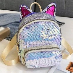 Kinky Cloth Sequin Kitten Ears Backpack 42 Kinky Cloth Sequin Kitten Ears Backpack