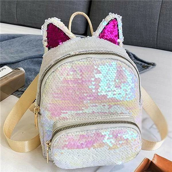 Kinky Cloth Sequin Kitten Ears Backpack 18 Kinky Cloth Sequin Kitten Ears Backpack