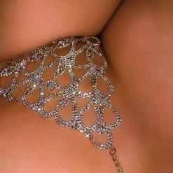 Kinky Cloth Bling Crystal Underwear Lingerie & Panties