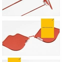 Kinky Cloth Sexy Lips Sunglasses Raves & Festivals