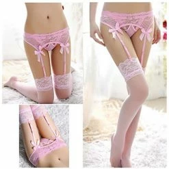 Kinky Cloth Sheer Thigh High Garters Lingerie & Panties