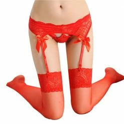 Kinky Cloth Sheer Thigh High Garters Lingerie & Panties