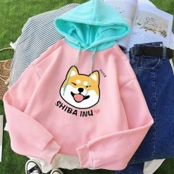Kinky Cloth Shiba Pastel Kawaii Sweatshirt Hoodie