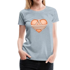 SPOD Shibari Rope Heart Women’s Premium T-Shirt BDSM