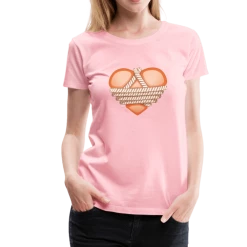 SPOD Shibari Rope Heart Women’s Premium T-Shirt BDSM