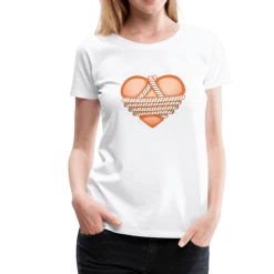 SPOD Shibari Rope Heart Women’s Premium T-Shirt BDSM