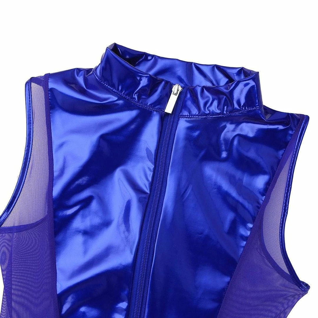 Kinky Cloth Shiny High Cut Bodysuit BDSM 6 Kinky Cloth Shiny High Cut Bodysuit BDSM