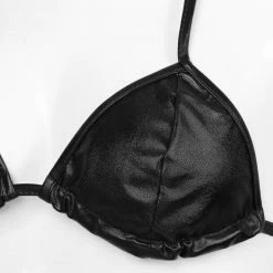 Kinky Cloth Shiny Pole Dancing Lingerie Set