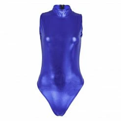 Kinky Cloth Raves & Festivals Lazer Wave Thong Leotard Bodysuit