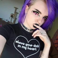 Kinky Cloth DDLG - Daddy / Little Shove Your Dick In My Heart Crop Top