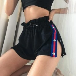 Kinky Cloth Kawaii Side Button Shorts