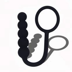 Kinky Cloth Silicone Beads Long Pull Anal Beads