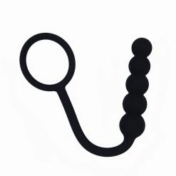 Kinky Cloth Silicone Beads Long Pull Anal Beads