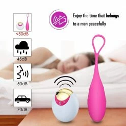 Kinky Cloth Silicone Bullet Egg Vibrator Vibrators