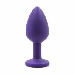 Kinky Cloth Silicone Plug With Crystal Anal Toys