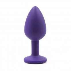 Kinky Cloth Silicone Plug With Crystal Anal Toys