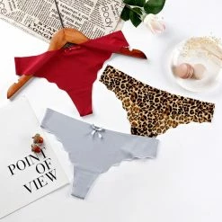 Kinky Cloth Lingerie & Panties Silk Seamless Thongs