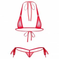 Kinky Cloth Sissy Micro Bikini Set