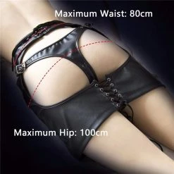 Kinky Cloth BDSM Leather Discipline Spanking Skirt