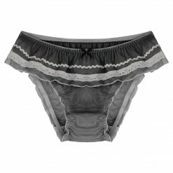 Kinky Cloth Sissy Ruffle Trim Briefs Cosplay