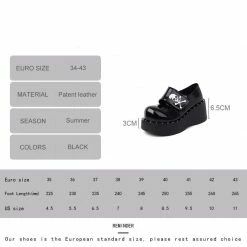 Kinky Cloth Goth Skull Hook Loop Platform Shoes