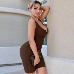 Kinky Cloth Onesies & Bodysuits Sleeveless Zipper Stretchy Bodysuit