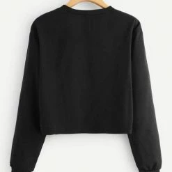 Spocket Goth Sorry I'm Late I Didn't Want To Come Sweatshirt