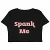 Kinky Cloth Spank Me Peach Organic Crop Top