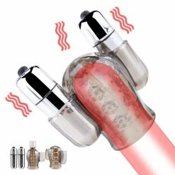 Kinky Cloth Penis Head Glans Vibrator For Men