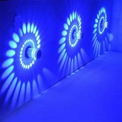 Kinky Cloth Spiral Hole LED Wall Light