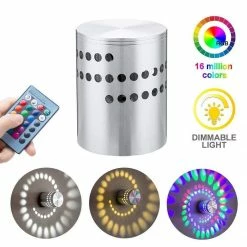 Kinky Cloth Spiral Hole LED Wall Light