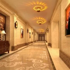 Kinky Cloth Spiral Hole LED Wall Light