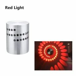 Kinky Cloth Spiral Hole LED Wall Light