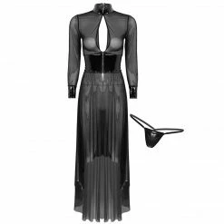 Kinky Cloth Spliced Babydoll Sleepwear Lingerie & Panties