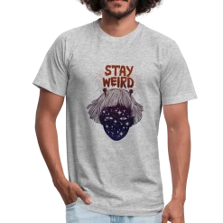 SPOD Stay Weird Star Child Unisex Jersey T-Shirt