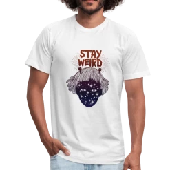 SPOD Stay Weird Star Child Unisex Jersey T-Shirt