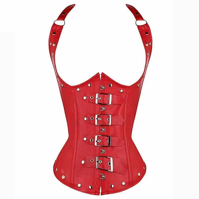 Kinky Cloth Steampunk Strap Tied Corset 1 Kinky Cloth Steampunk Strap Tied Corset