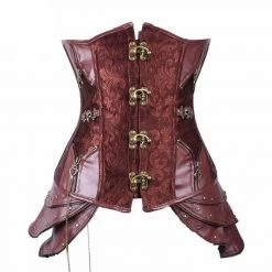 Kinky Cloth Goth Steel Boned Underbust Corset